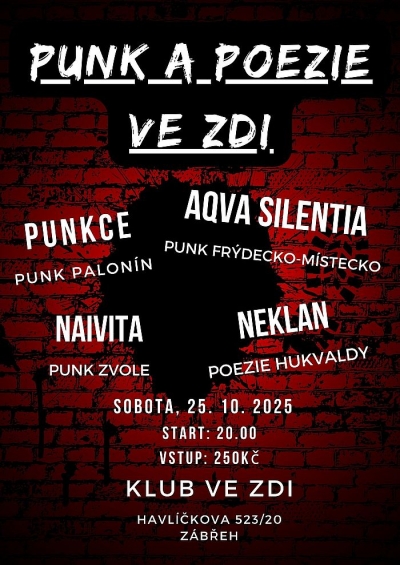Punk a poezie ve Zdi 2025