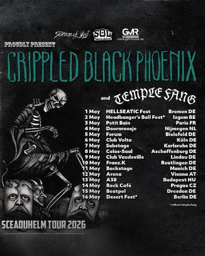 Crippled Black Phoenix - Sceaduhelm Tour 2026 - Mnichov