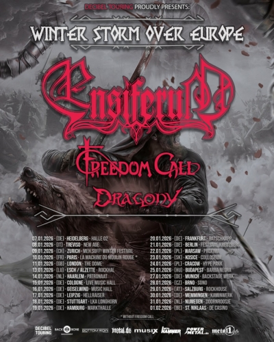 Ensiferum & Freedom Call & Dragony - WINTER STORM OVER EUROPE 2026 - Varšava
