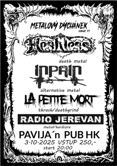 Metalový dýchánek v Hradci Králové 2025