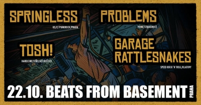 SPRINGLESS, TOSH!, PROBLEMS, GARAGE RATTLESNAKES - Praha 2025