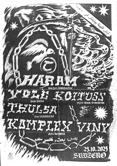 Haram / Vole / Koituss / Thulsa / Komplex Viny - Praha 2025