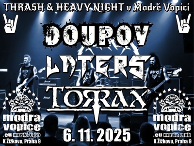 THRASH & HEAVY NIGHT v Modré Vopici 2025