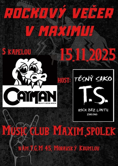 Cayman & TĚSNÝ SAKO - Moravský Krumlov 2025