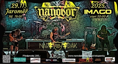 Rocková zábava kapel Nanovor a Imago