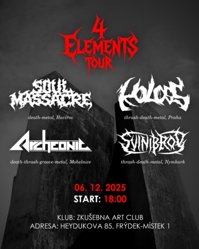4 ELEMENTS TOUR 2025 - Frýdek-místek