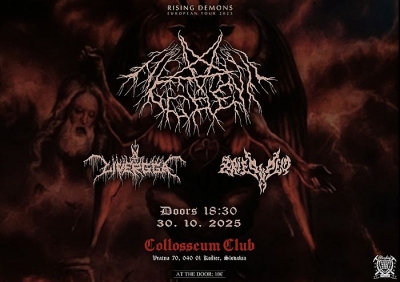 Aggrevil, Livergga - Rising Demons European Tour 2025 - Košice