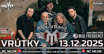 MOTORBAND – DOUTNÍK, WHISKY, HÁRO LIVE 2025 - Vrútky