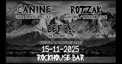 CANINE (DE) & ROTZAK (BEL) & DEF B.C (A) - Salzburg 2025