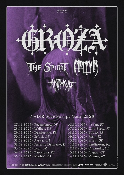 GROZA, THE SPIRIT, NORNÍR, ANTIKVLT - Vídeň 2025