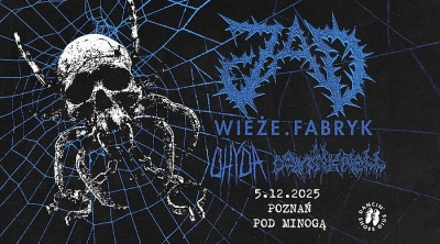 JAD, WIEŻE FABRYK, OHYDA, DEATHKNELL - Poznaň 2025