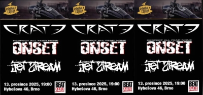 CRATE + JET STREAM + ONSET / Brno 2025