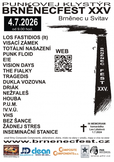 Brněnecfest XXV aneb Punkovej Klystýr 2026