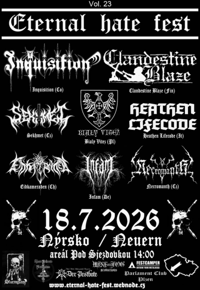 Eternal Hate Fest 2026 (vol:23.)