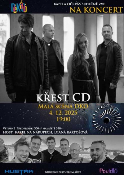 křest CD kapely Oči