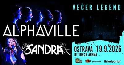 Alphaville & Sandra - Večer Legend 2026 | Ostrava