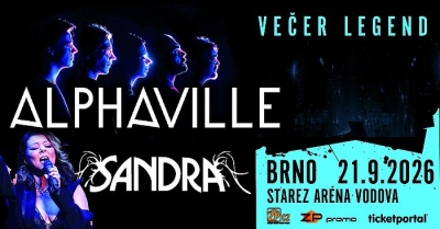Alphaville & Sandra - Večer Legend 2026 | Brno