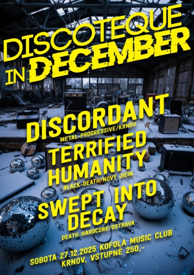 METAL DISCOTEQUE IN DECEMBER 2025