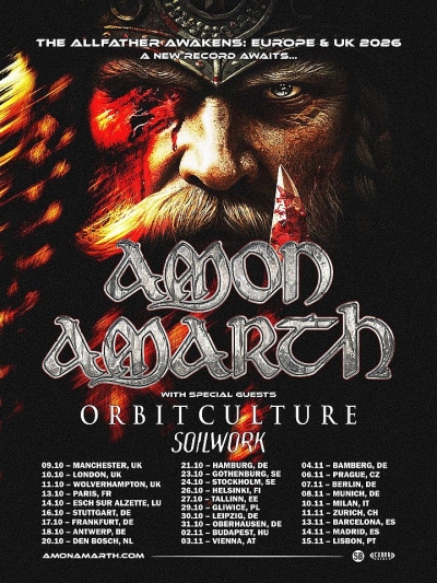 Amon Amarth - THE ALLFATHER AWAKENS TOUR 2026 - Gliwice