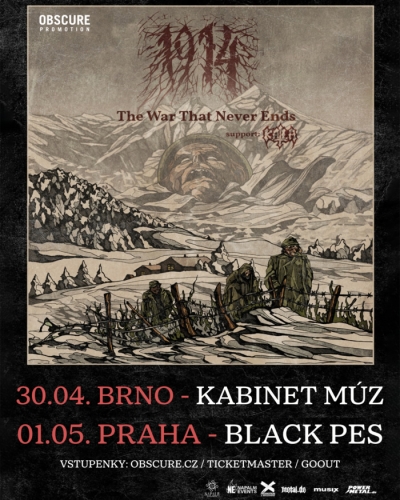 1914 – The War That Never Ends European Headline Tour 2026 - Brno