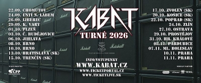 Kabát Turné 2026 - Karlovy Vary