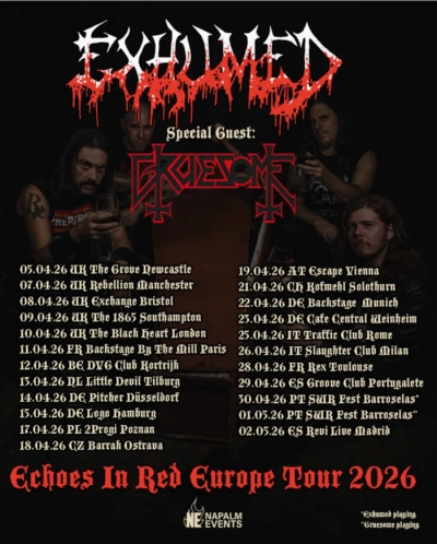 EXHUMED & GRUESOME - ECHOES IN RED EUROPE TOUR 2026 - Mnichov
