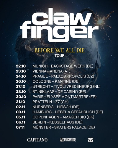 Clawfinger - Before We All Die 2026 - Vídeň