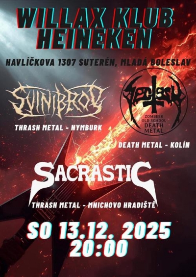 SVINIBROD, Sectesy, Sacrastic - Mladá Boleslav 2025