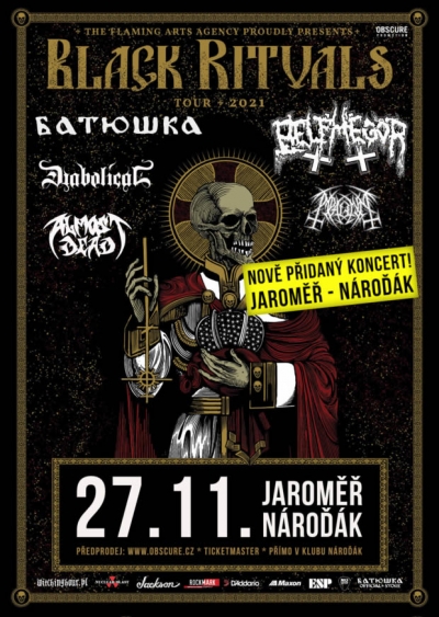 Black rituals tour 2021 - Jaroměř (BATUSHKA + BELPHEGOR)