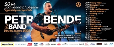 VÁNOČNÍ KONCERT - PETR BENDE & BAND A HOSTÉ “20 let pod vánoční hvězdou - vzpomínky na SuperStar” - Brno