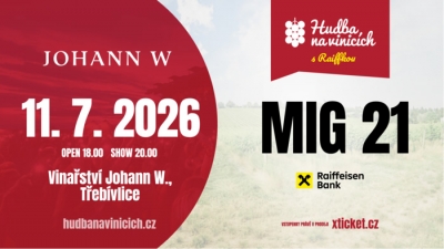 Hudba na vinicích 2026 - Třebívlice - Mig 21