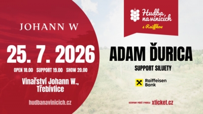 Hudba na vinicích 2026 - Třebívlice - Adam Ďurica