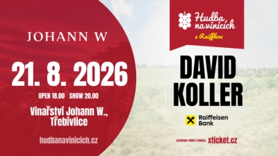 Hudba na vinicích 2026 - Třebívlice - David Koller
