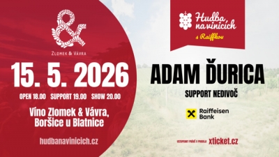 Hudba na vinicích 2026 - Boršice u Blatnice - Adam Ďurica