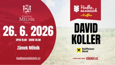 Hudba na vinicích 2026 - Mělník - David Koller