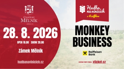 Hudba na vinicích 2026 - Mělník - Monkey Business