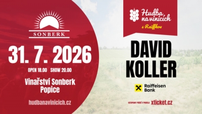 Hudba na vinicích 2026 - Popice - David Koller