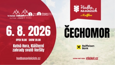 Hudba na vinicích 2026 - Kutná Hora - Čechomor