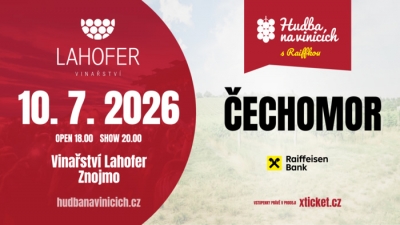 Hudba na vinicích 2026 - Dobšice - Čechomor