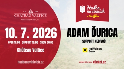 Hudba na vinicích 2026 - Valtice - Adam Ďurica