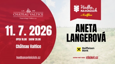 Hudba na vinicích 2026 - Valtice - Aneta Langerová