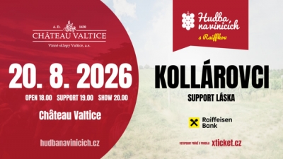 Hudba na vinicích 2026 - Valtice - Kollárovci