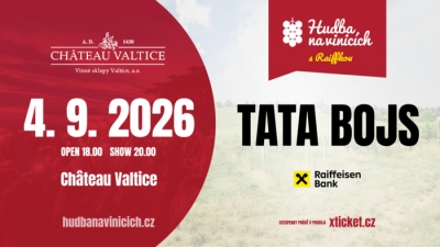 Hudba na vinicích 2026 - Valtice - Tata Bojs