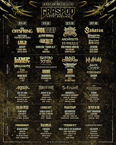 Graspop Metal Meeting 2026 (vol. 29)