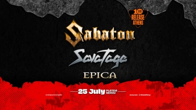 Release Athens 2026 | Sabaton, Savatage & Epica