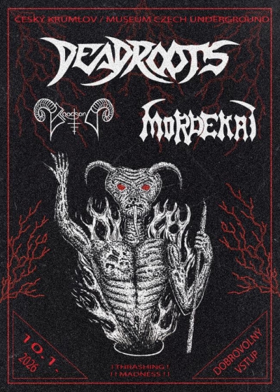 MORDEKAI & DEADROOTS & BLOOD n´ SAND - Český Krumlov 2026