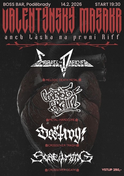 VALENTÝNSKÝ MASAKR aneb Láska na první Riff 2026