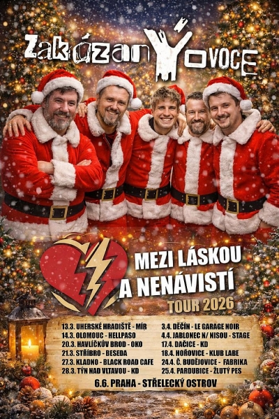 ZakázanÝ ovoce - Mezi láskou a nenávistí 2026 - Pardubice