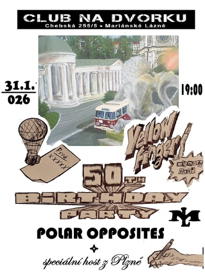 YEllOW FINGERS & Host z Plzně, Polar Opposites - Mariánské Lázně 2026