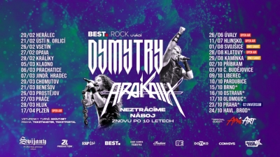 Dymytry & Arakain: Best rock tour 2026 - Plzeň
